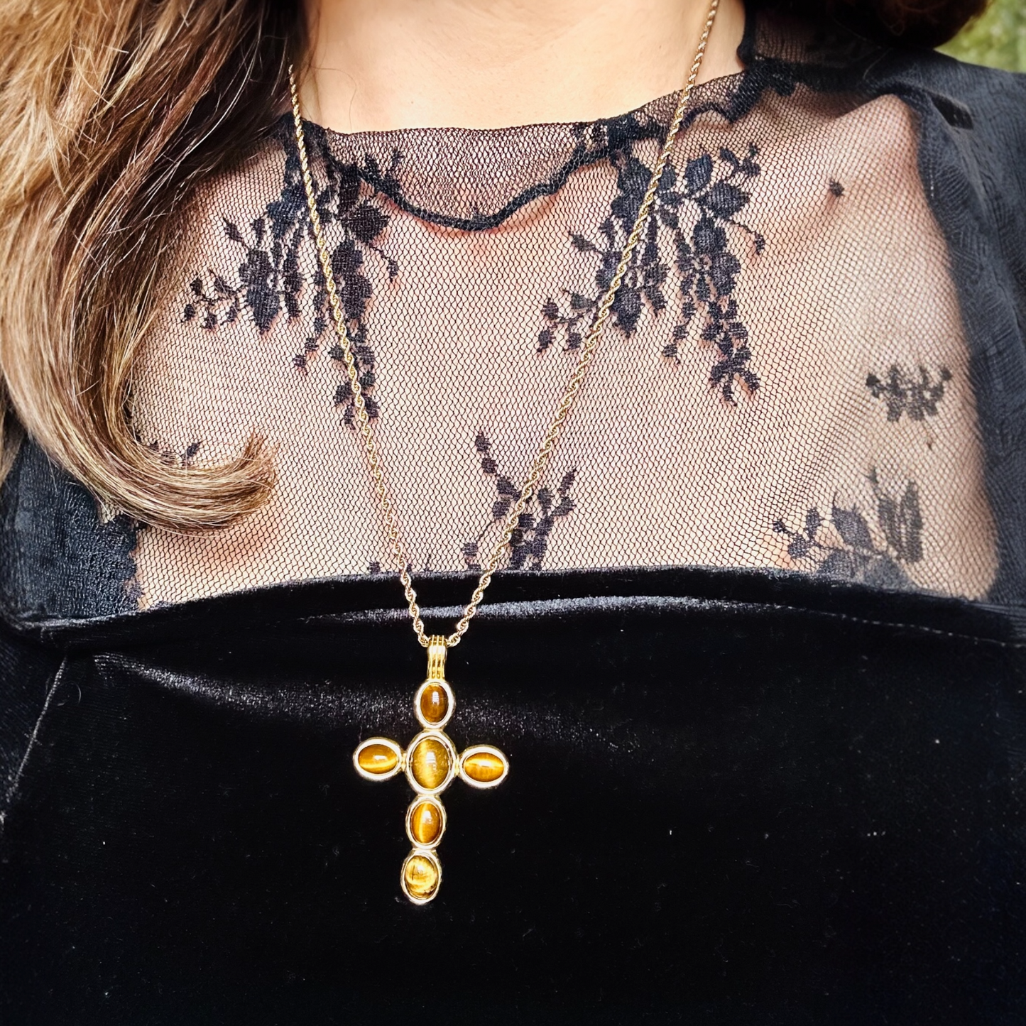 Nativity Cross Necklace