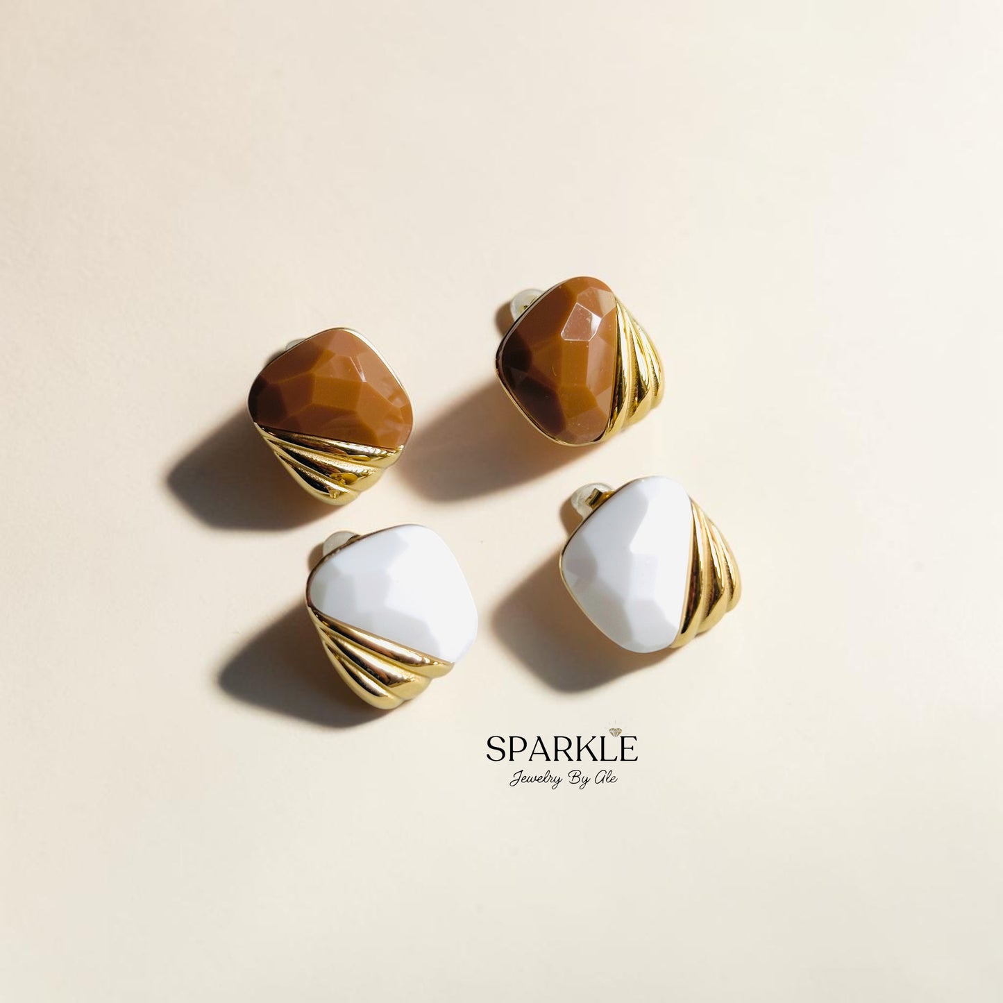 Dune Glow Stud Earrings