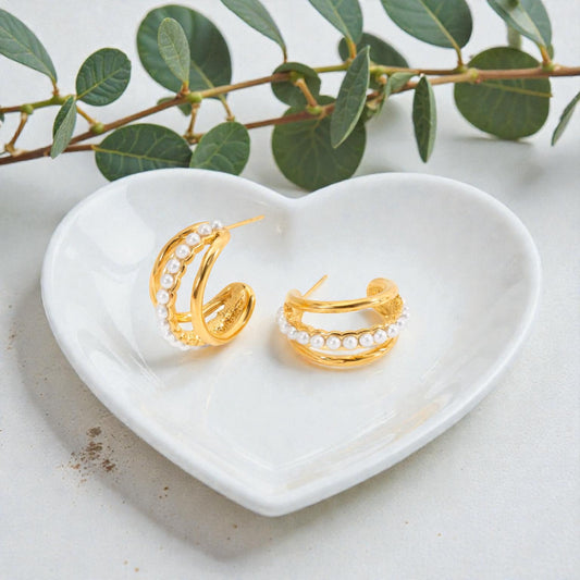 Pearl Layer Earrings