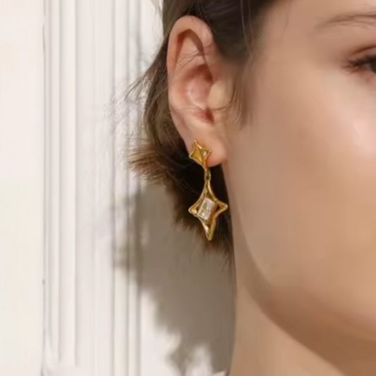 Starlight Glow Drop Earrings