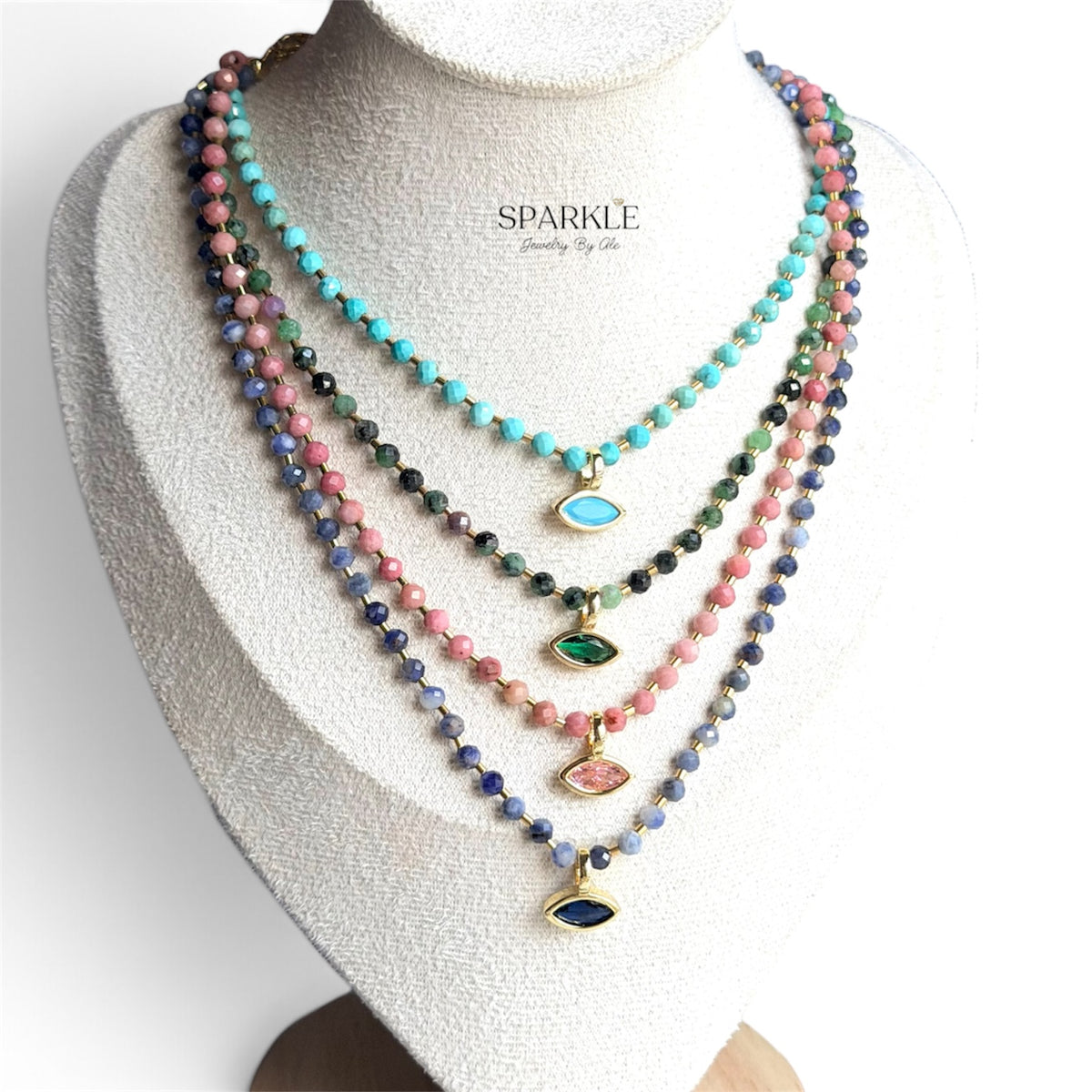 Marquise Stone Necklace