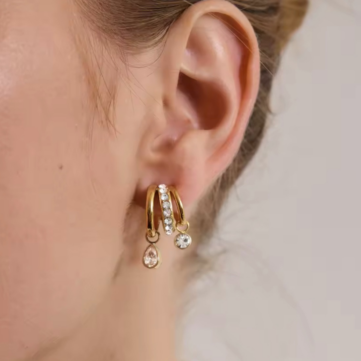 Trinity Drop Earrings
