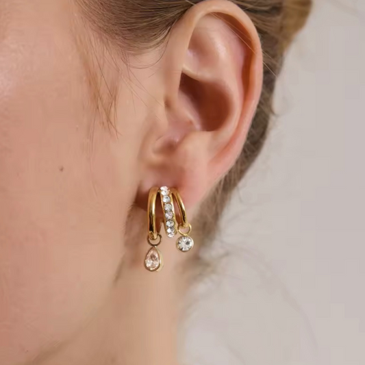 Trinity Drop Earrings