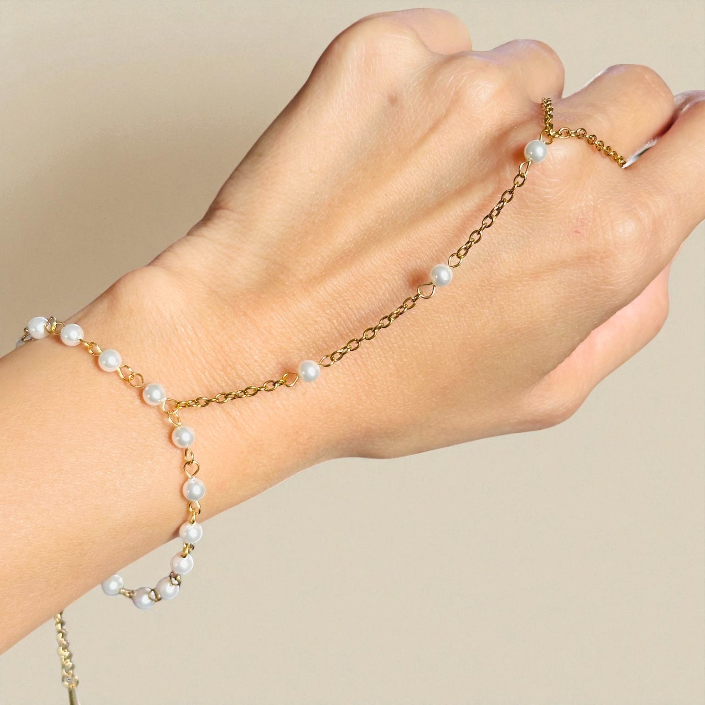 Pearl Ring Bracelet