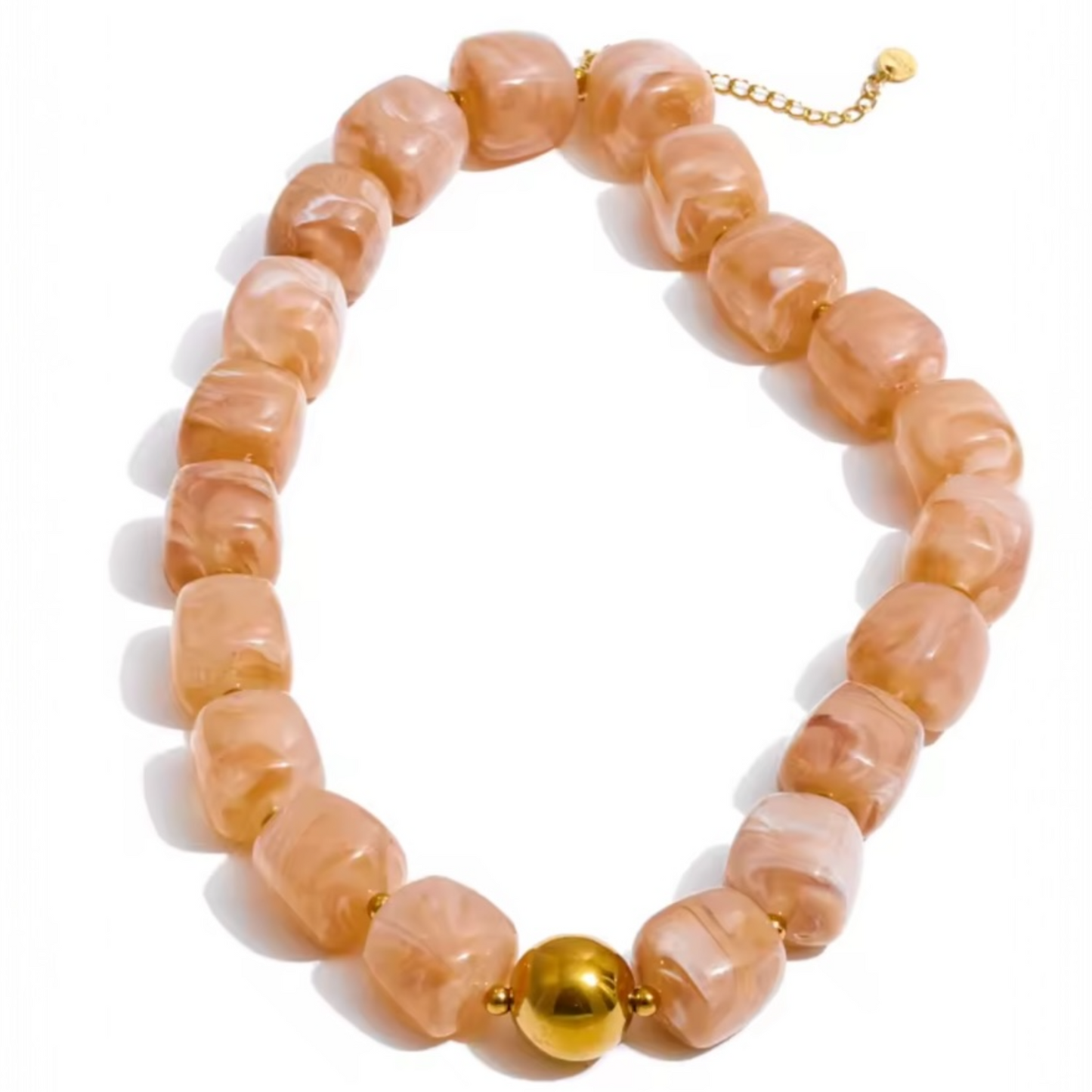 Square Beads Necklace