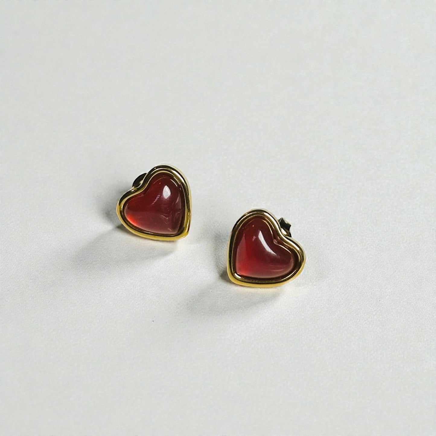 Red Heart Earrings