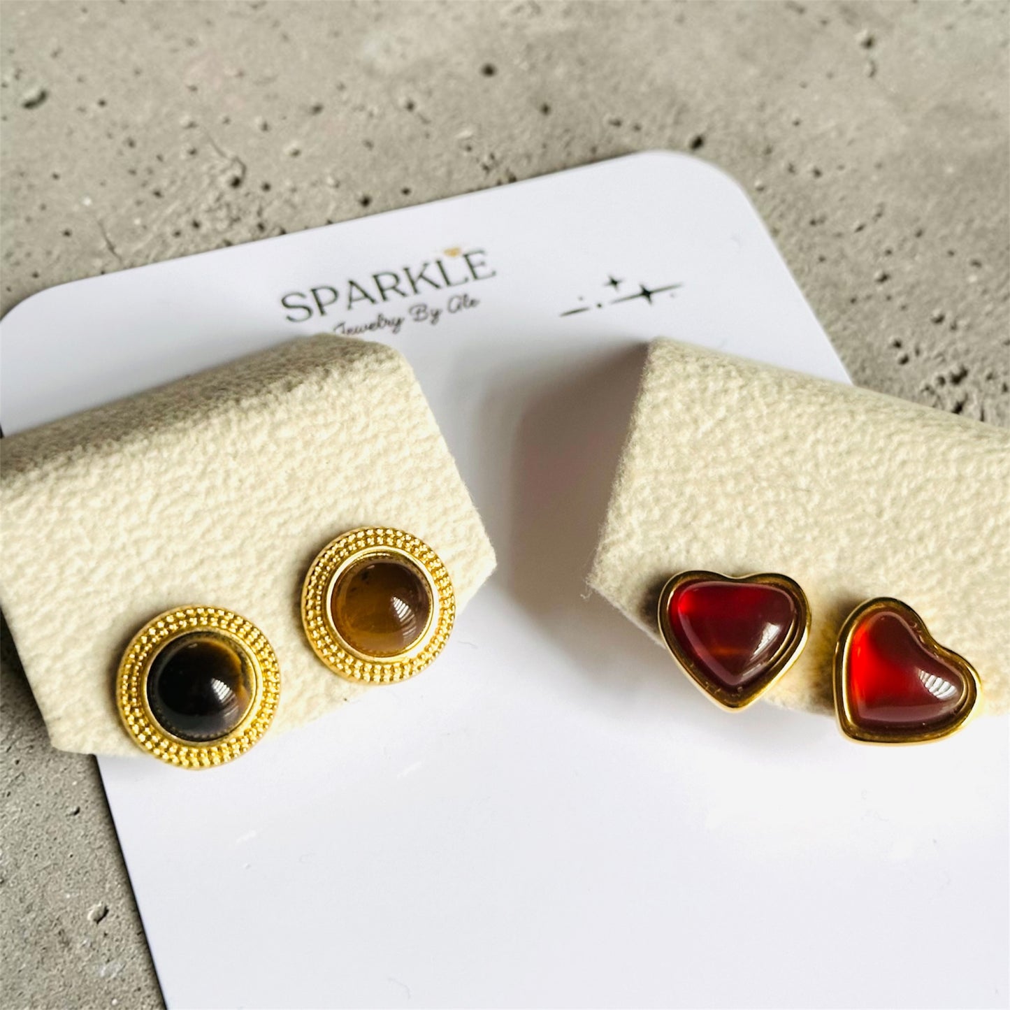Simply Stone Stud Earrings