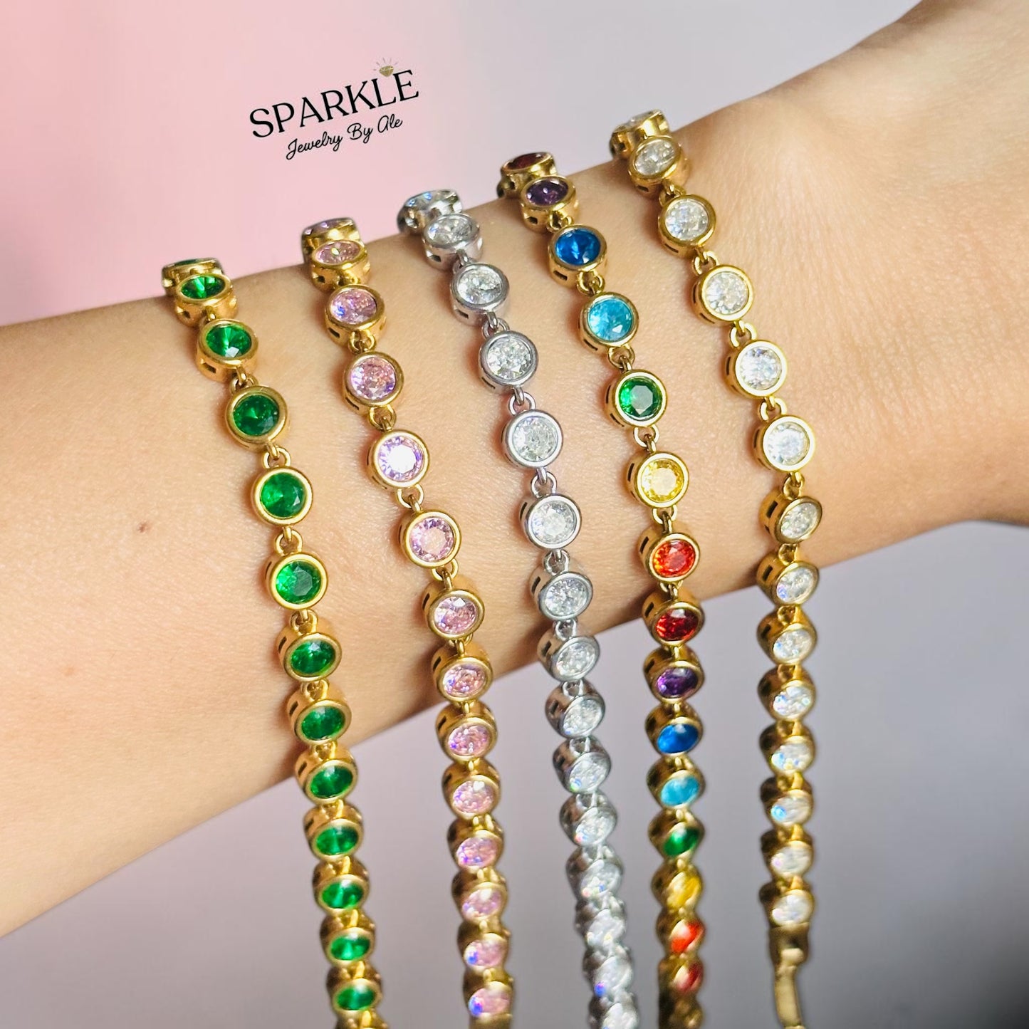 Round Zirconia Bracelet
