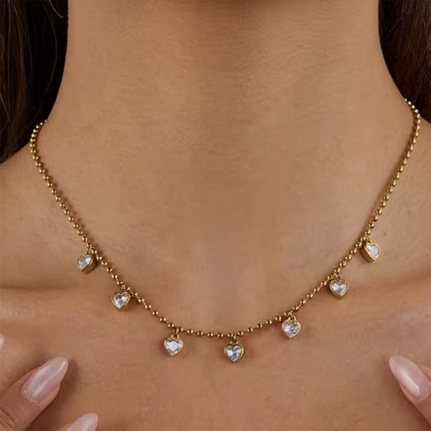 Multi Heart Necklace