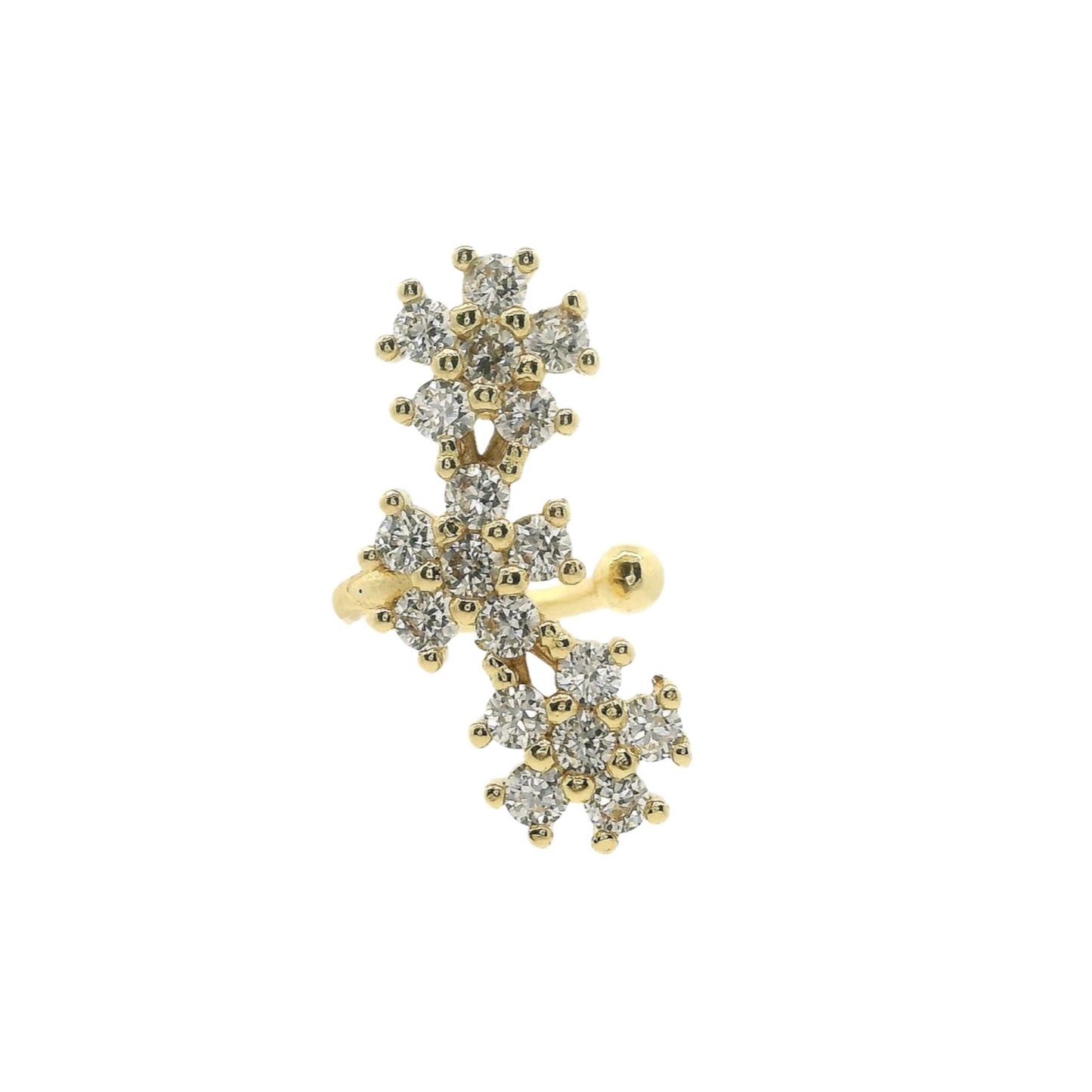 Layer Flowers Earcuff