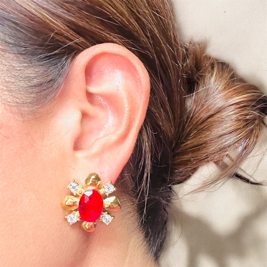 Crown Stud Earrings