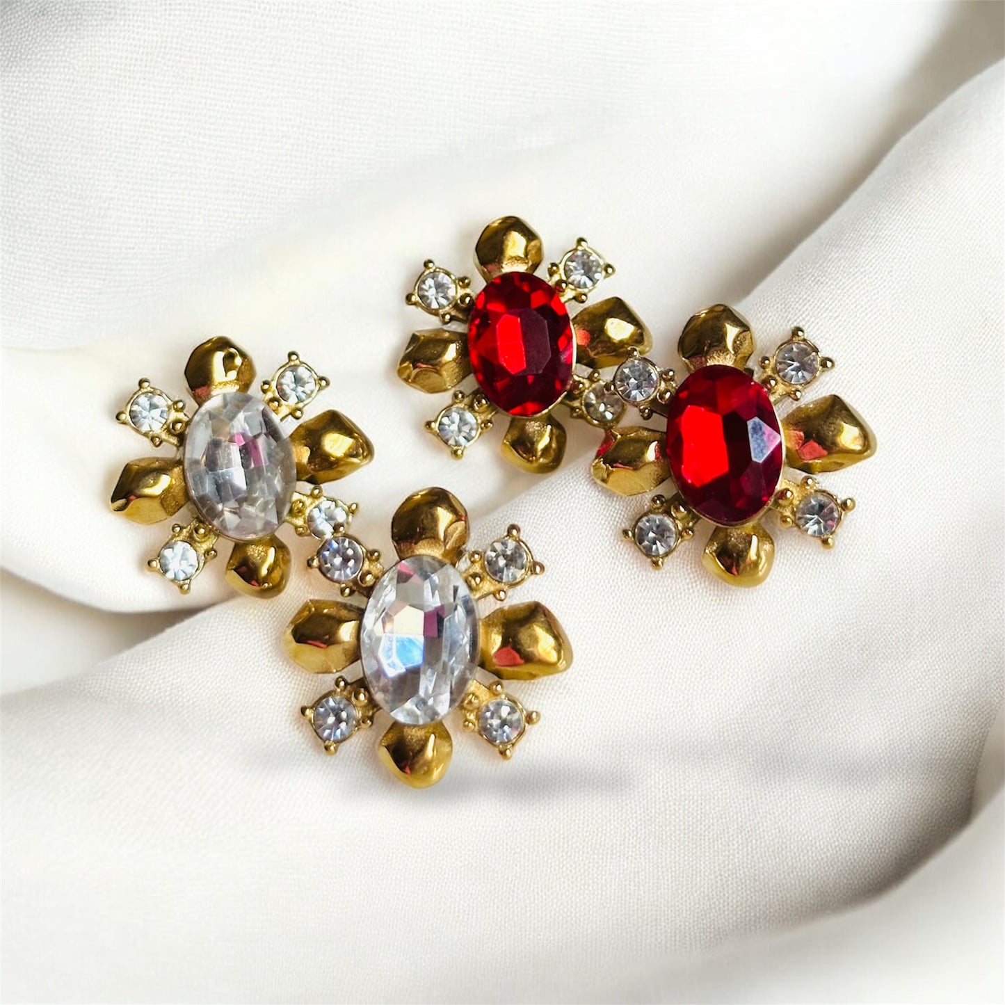 Crown Stud Earrings