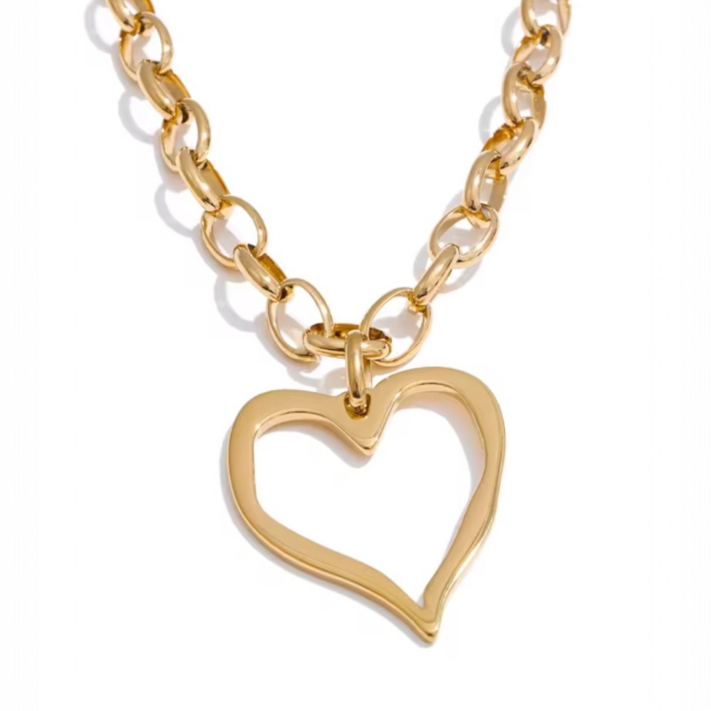 Heart Love Drop Necklace