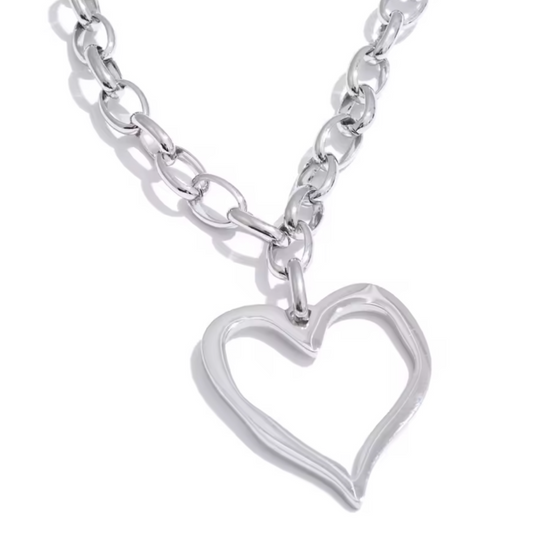 Heart Love Drop Necklace