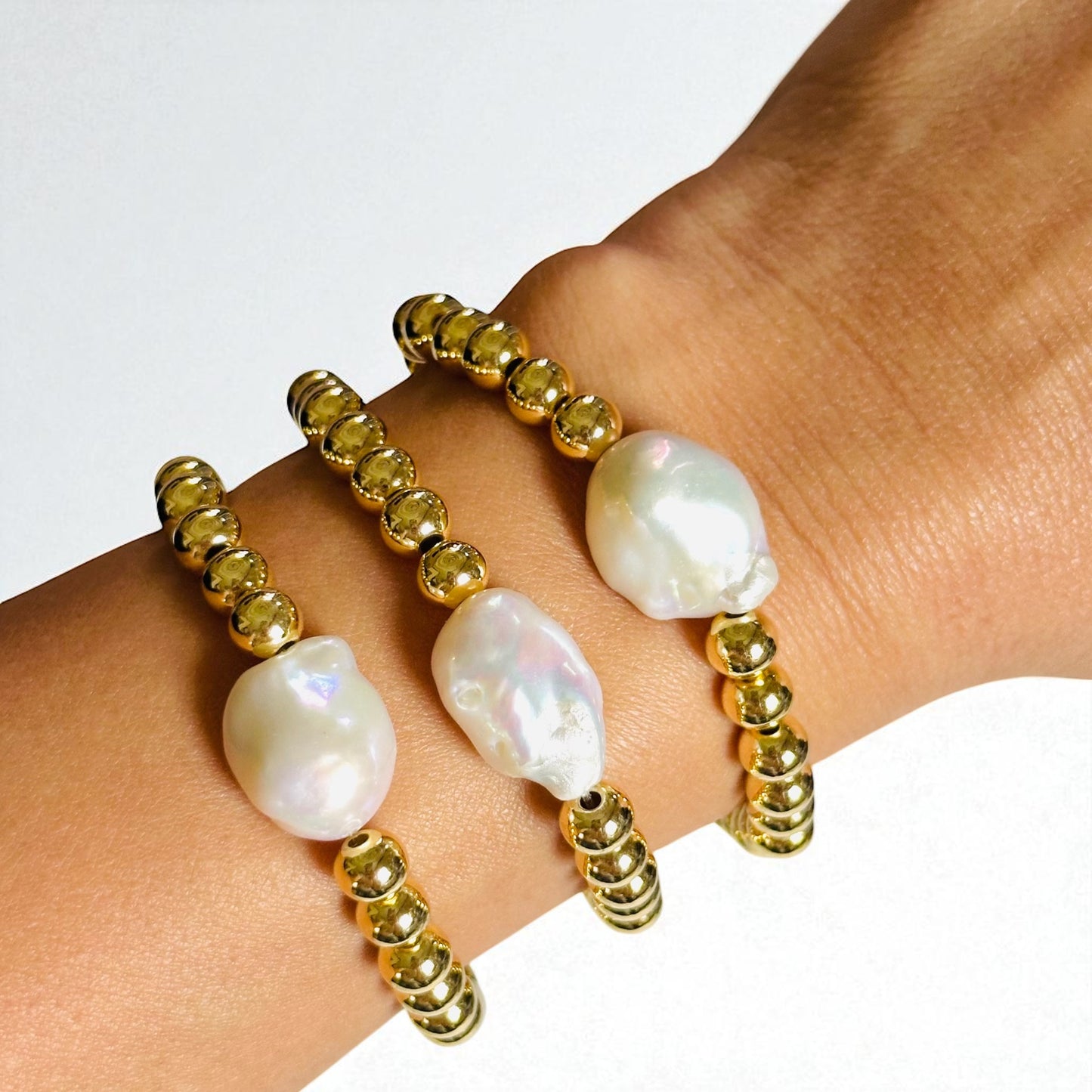 Baroque Beads Bracelet