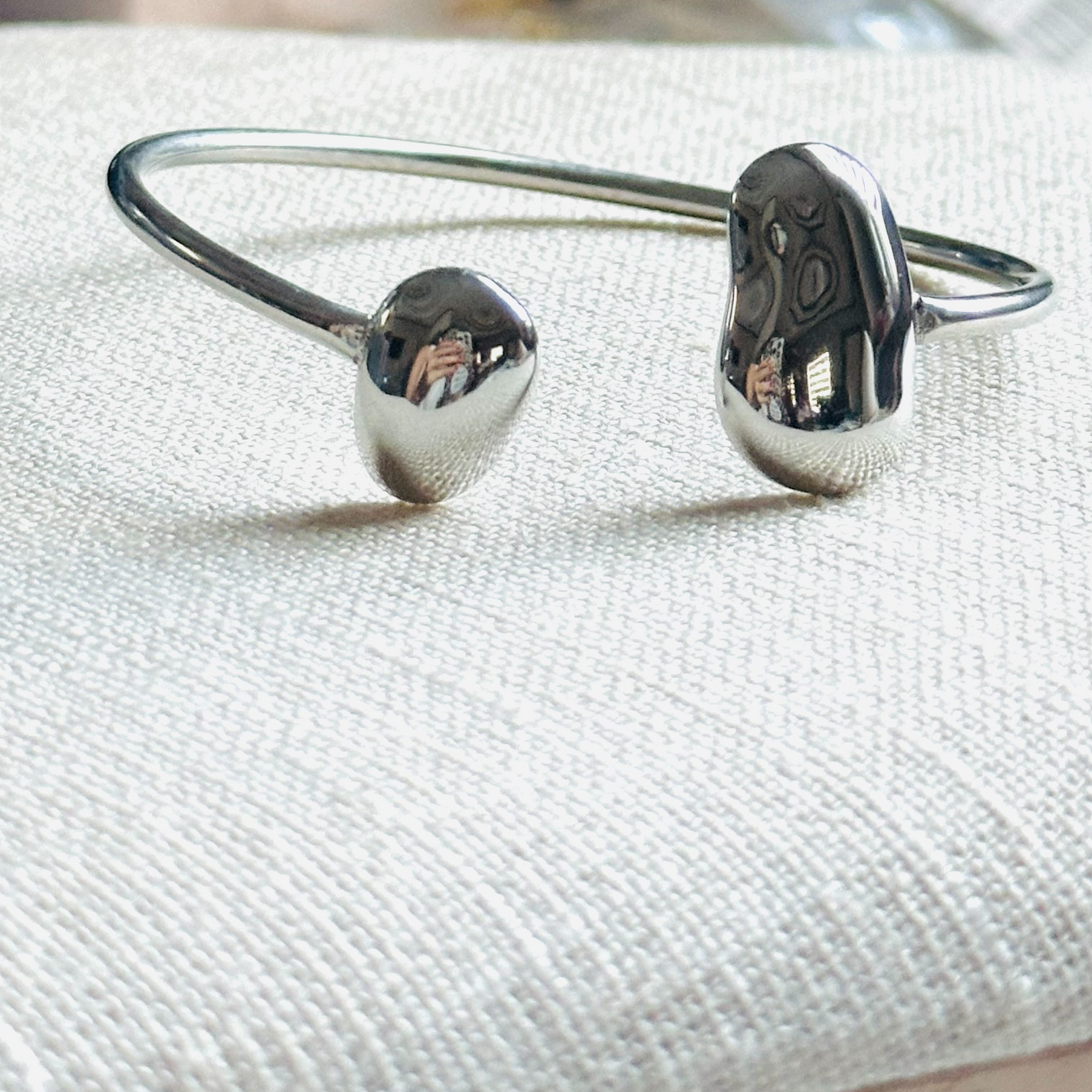 Thin Oval Bangles