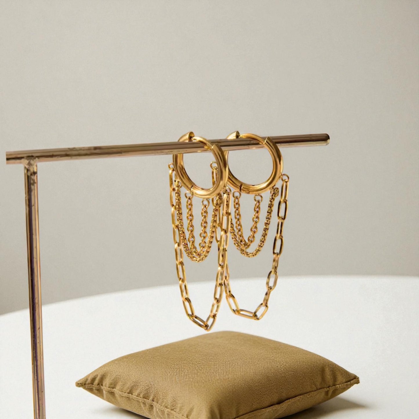 Chains Tassel Earrings