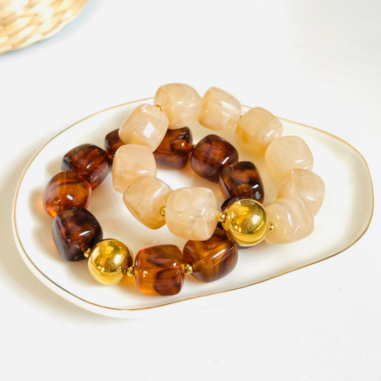 Square Beads Bracelets