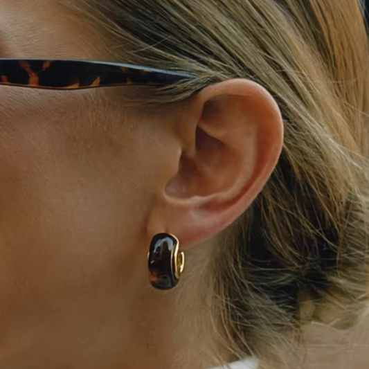 Autumn Vintage Hoop Earrings