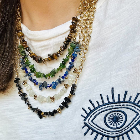 Stone Chips Necklace