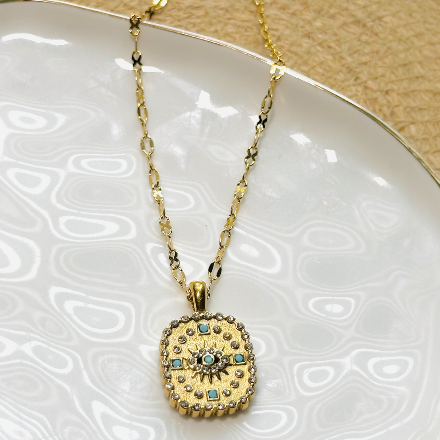 Blue Evil Eye Necklace