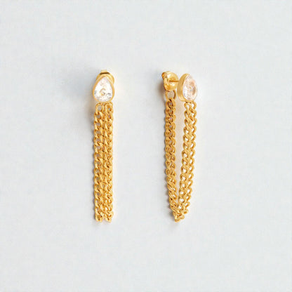 Waterdrop Tassel Earrings