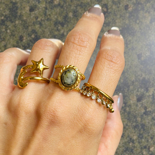 Marble Stone Ring