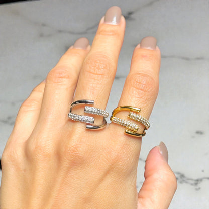 Luxe Link Ring