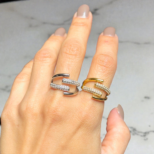 Luxe Link Ring