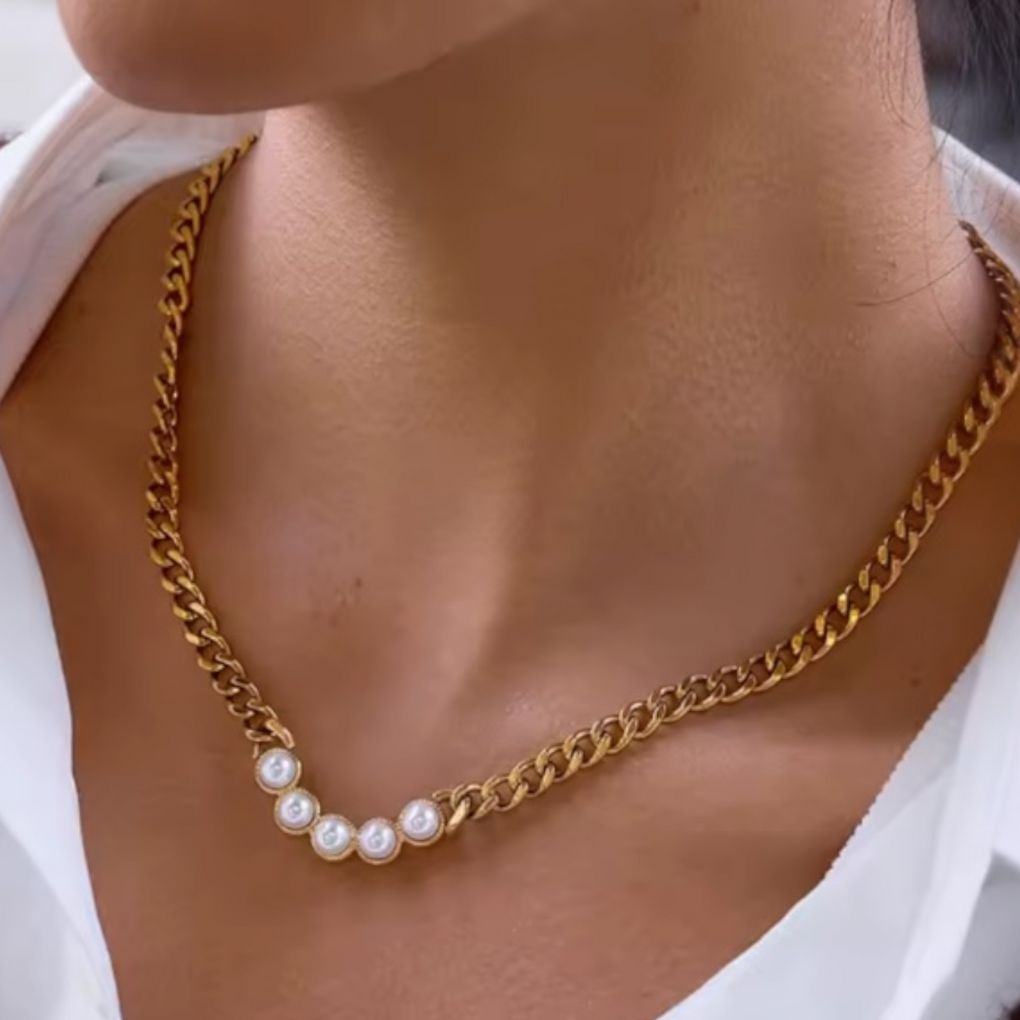 Pearl Link Necklace
