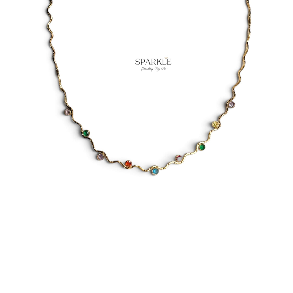 Color Bliss Wavy Necklace