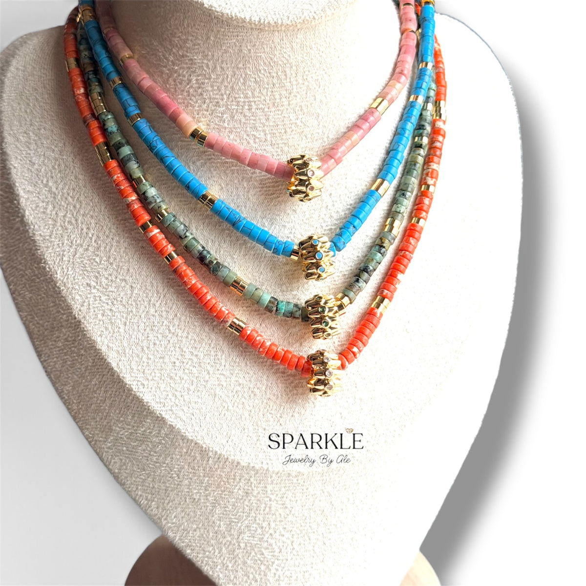 Rustic Pucca Stone Necklace