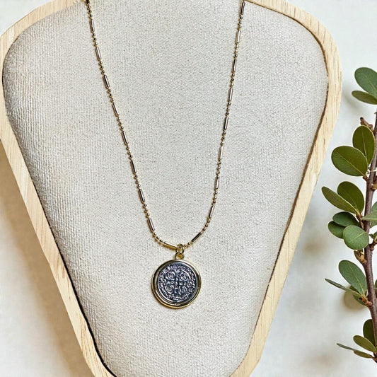 San Benito Medallion Necklace
