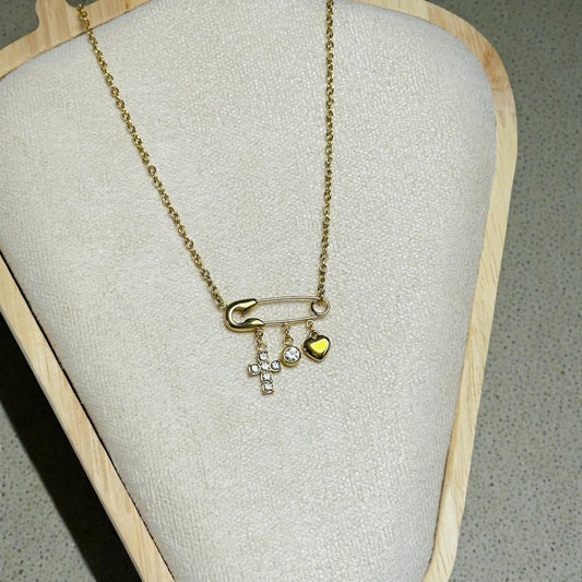 Blessed Pin Necklace