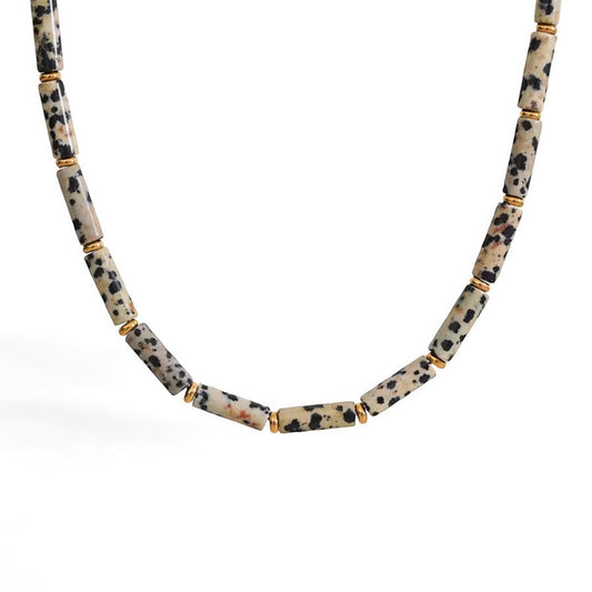Tube Stone Necklace