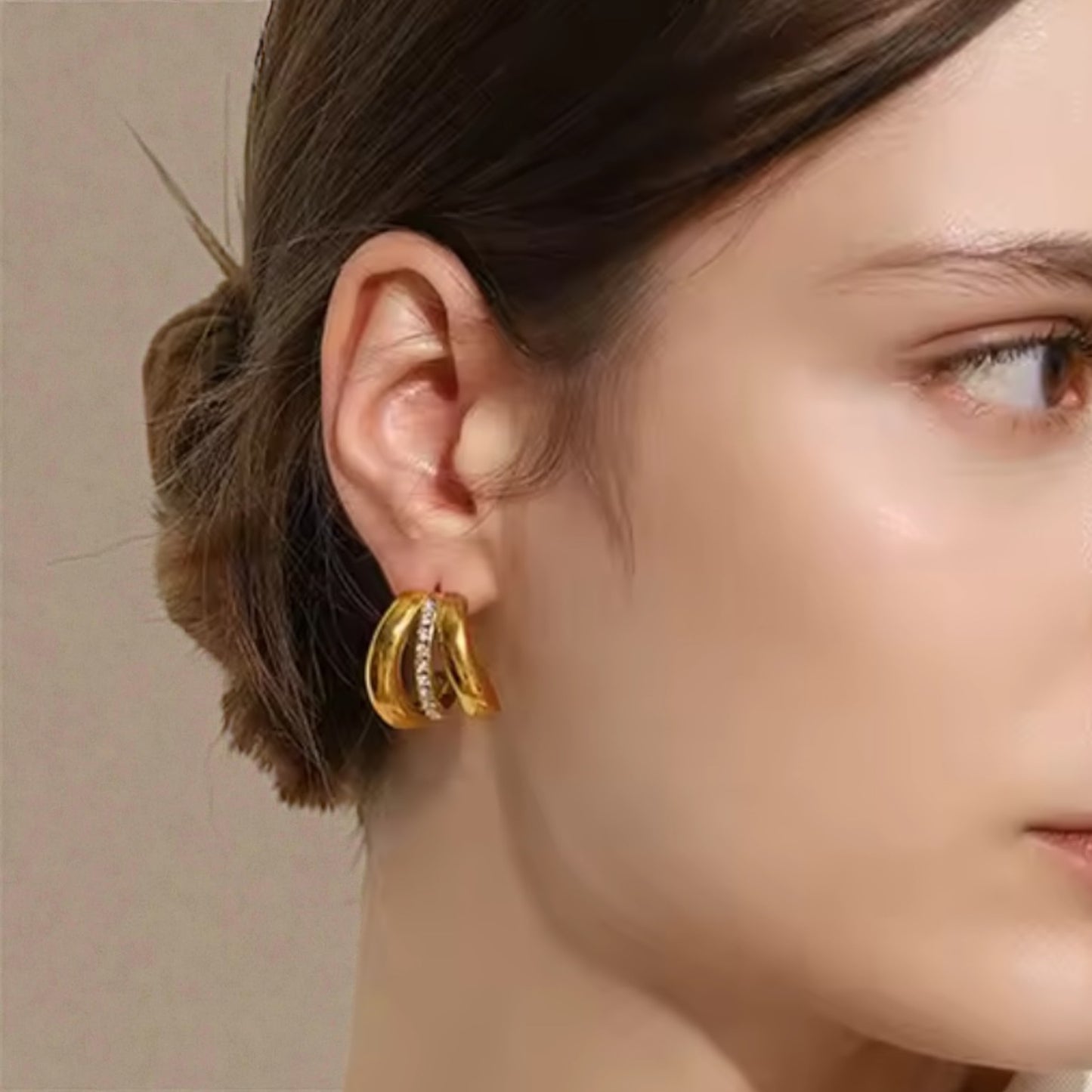 Festive Glow Hoop Earrings