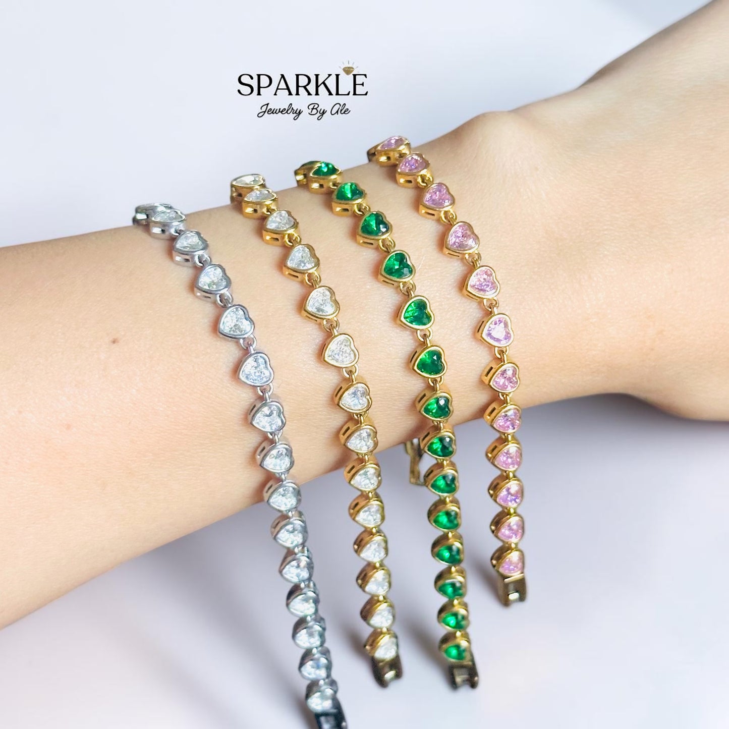 Heart Zirconia Bracelet
