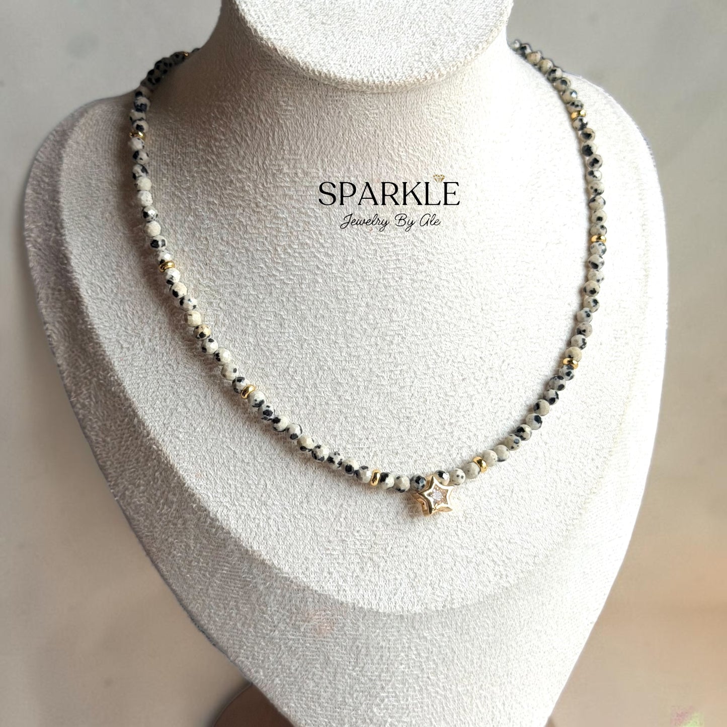 Dalmatian Star Necklace