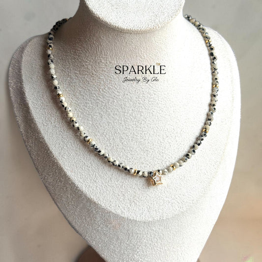 Dalmatian Star Necklace