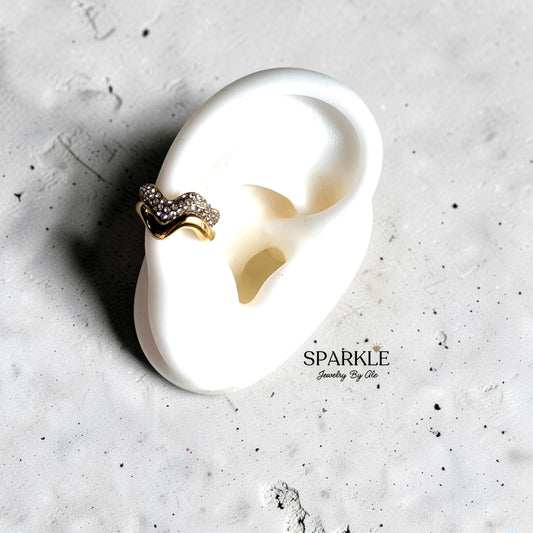 Wave Glow Ear cuff
