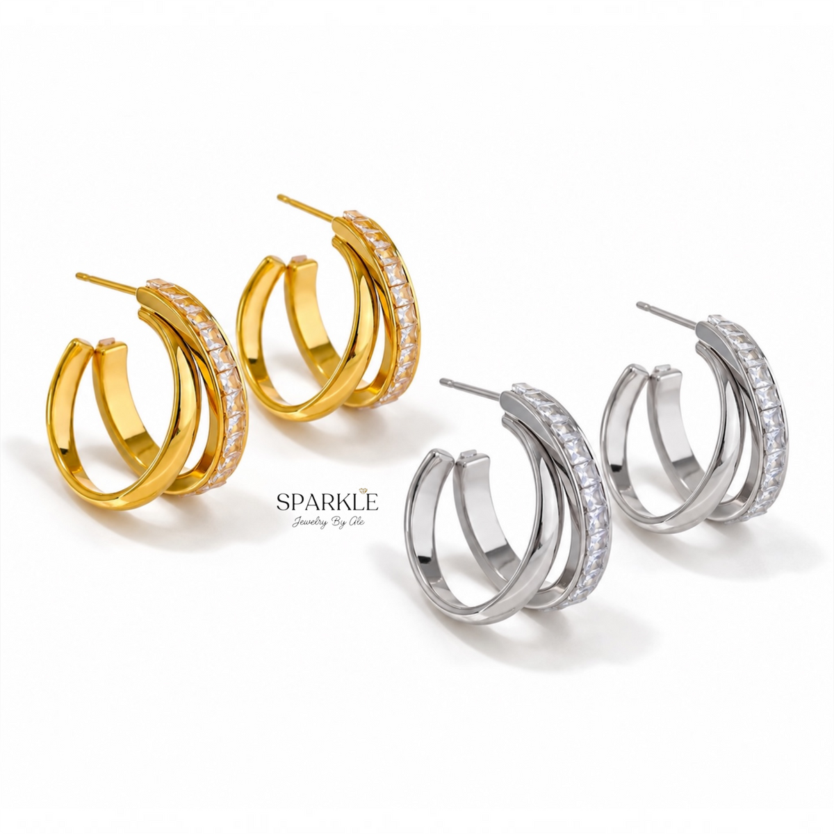 Trinity Spark Earrings