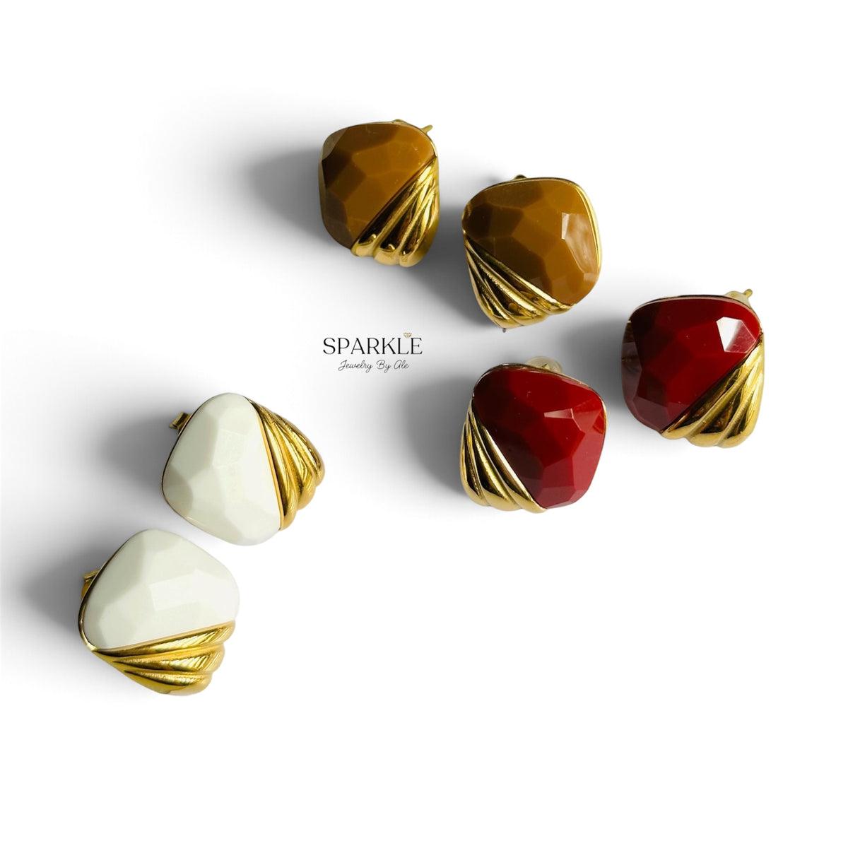 Dune Glow Stud Earrings