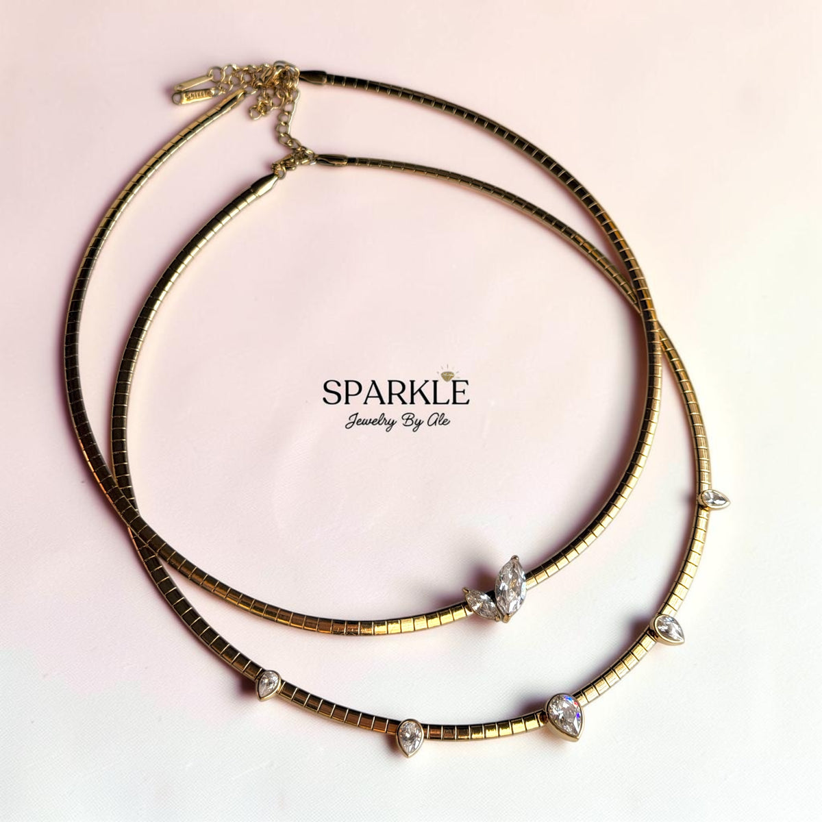 Crystal Drops Necklace