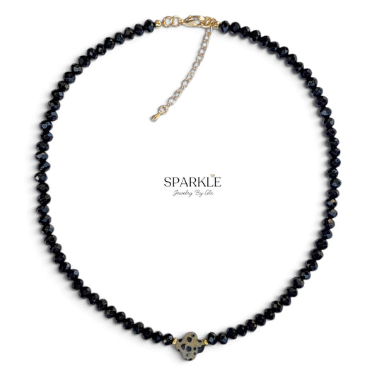 Midnight Clover Necklace