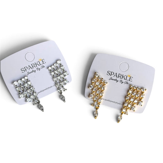 Crystal Cascade Earrings