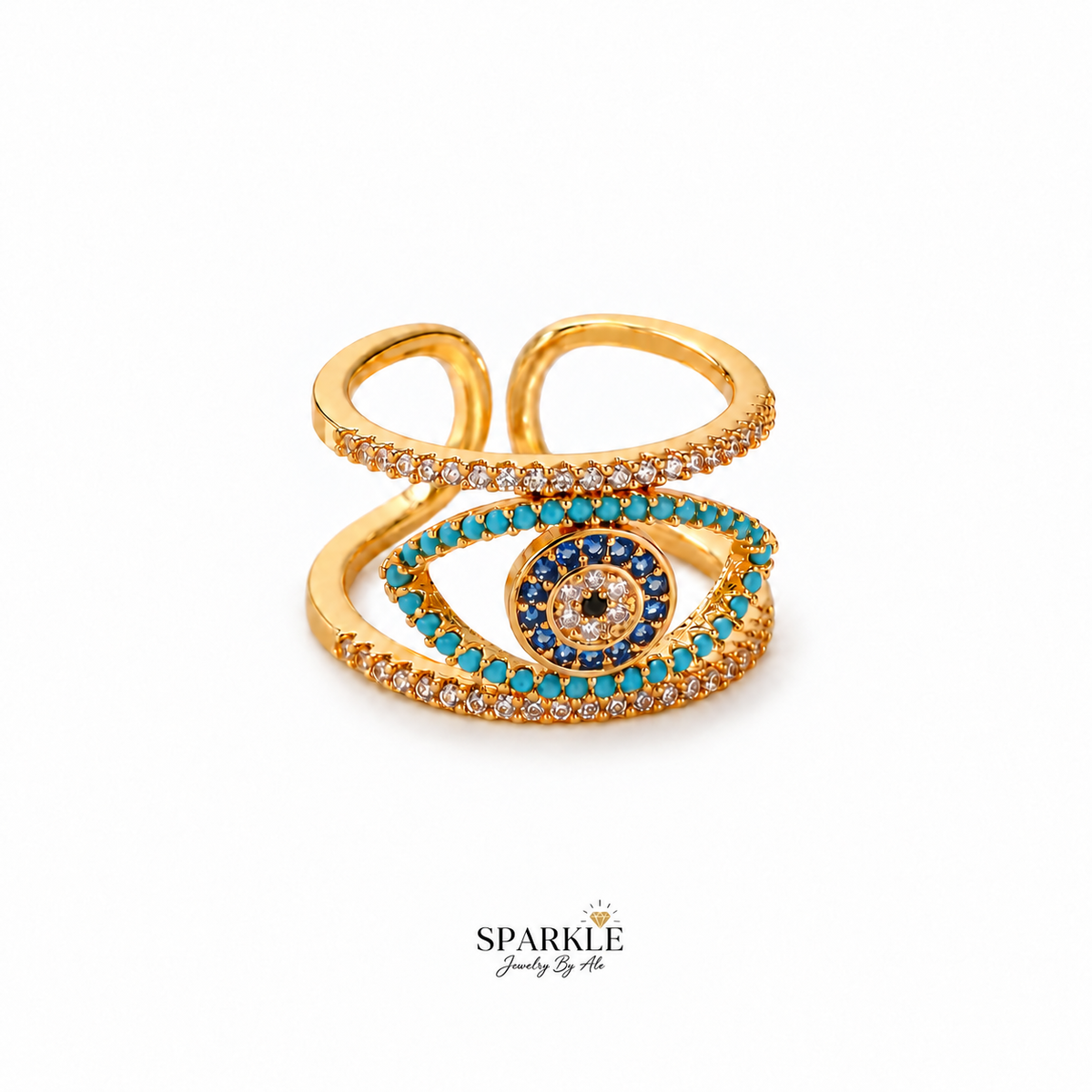 Blue Eye Ring