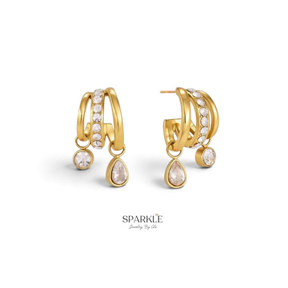 Trinity Drop Earrings