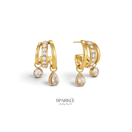 Trinity Drop Earrings