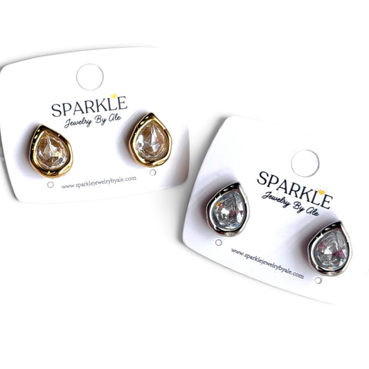 Luxe Teardrop Stud Earrings