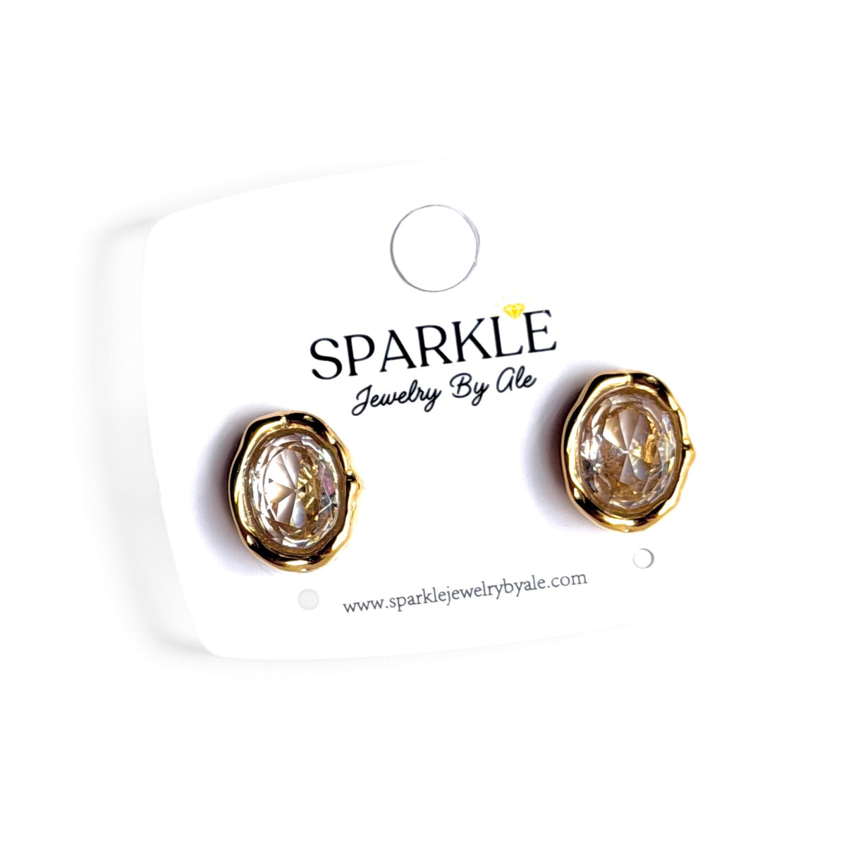 Luxe Round Stud Earrings